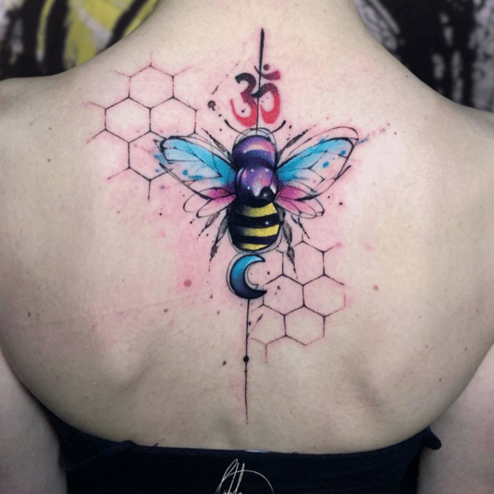 150 Beautiful Bee Tattoos Designs With Meanings 2023  TattoosBoyGirl