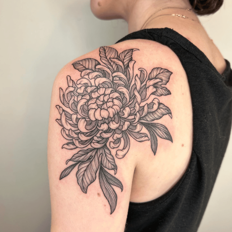 Share more than 79 cactus flower tattoo black and white  ineteachers