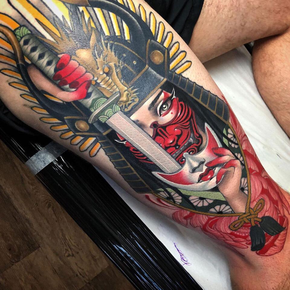Keep it Black Tattoo  Trippy Samurai Jack   Tetoválásra  bejelentkezés  httpbitly2TYgPLL keepitblacktattoo eternityinink  tattoo  Facebook