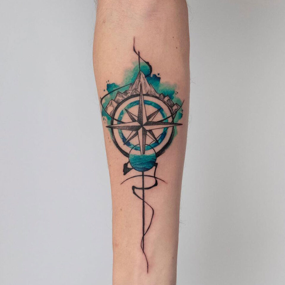 50 Compass Tattoos For Men 2023 Designs  Meanings