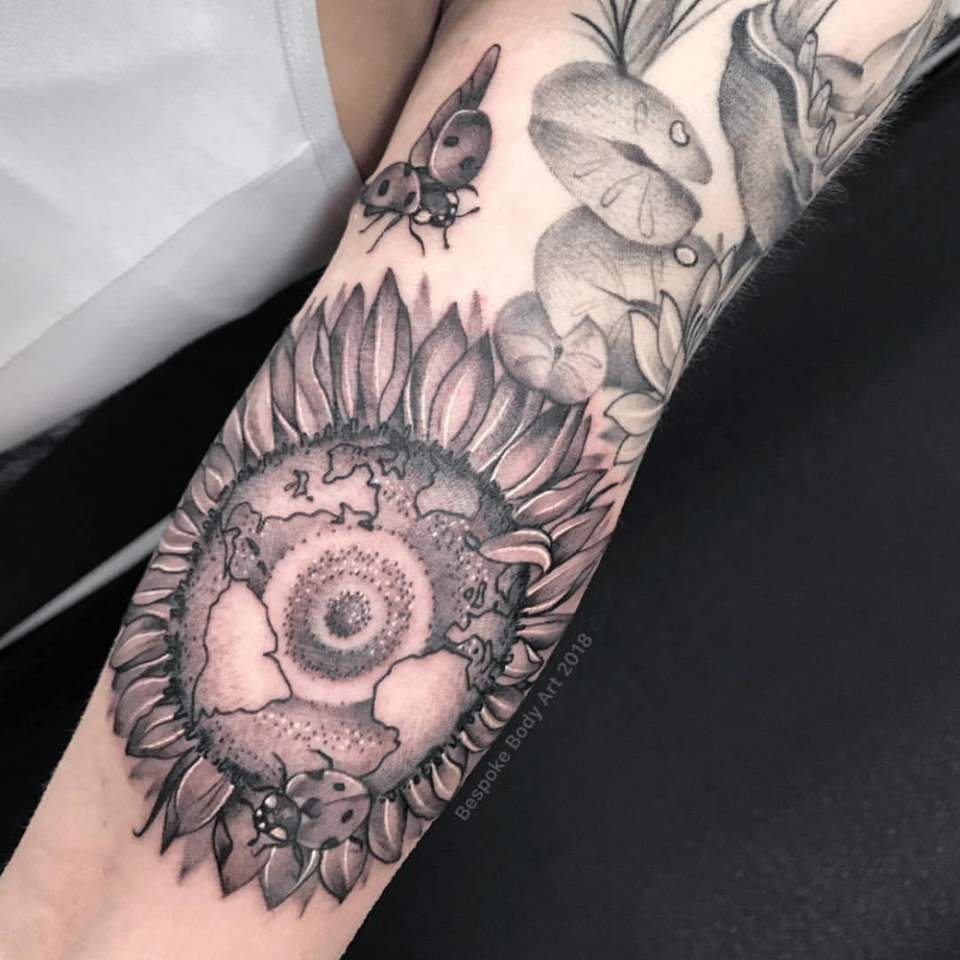 tumblr sunflower tattoo
