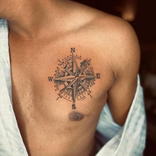 28 Compass Tattoos With The Maritime Meanings  TattoosWin  Compass tattoo  design Compass tattoo Vintage compass tattoo