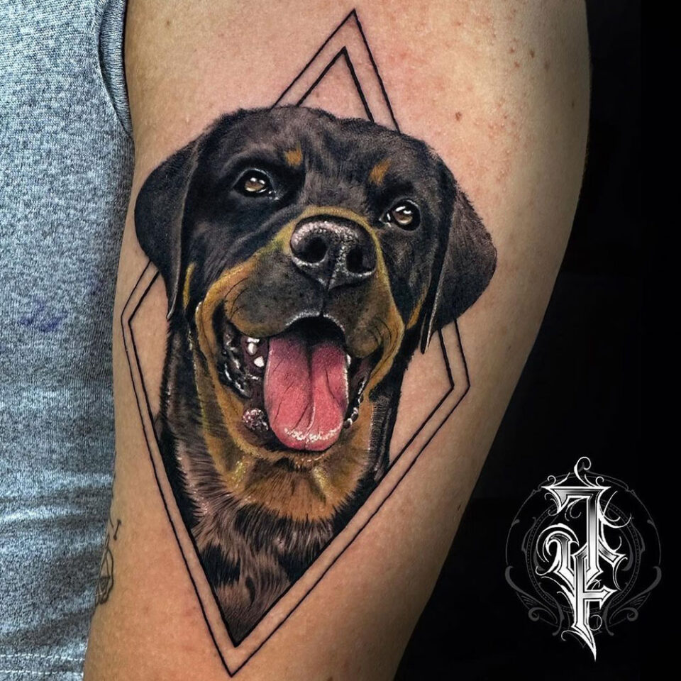dog tag memorial tattoos