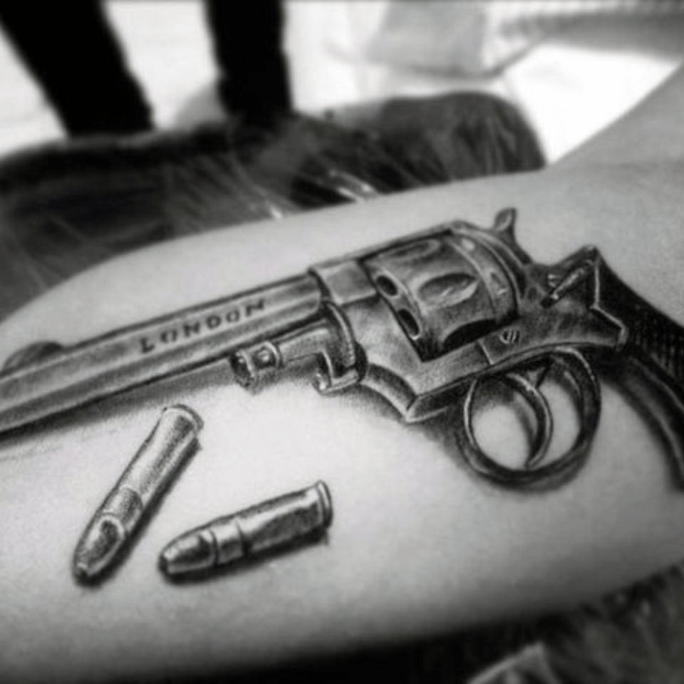bullet tattoo drawings