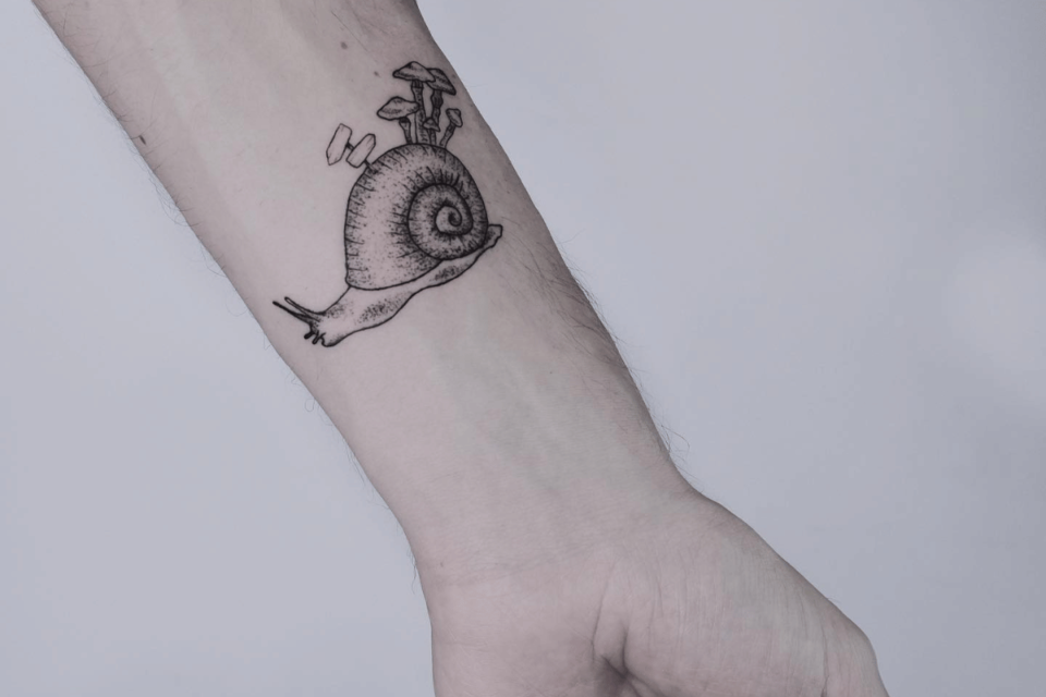 8 Snail Foot Tattoos