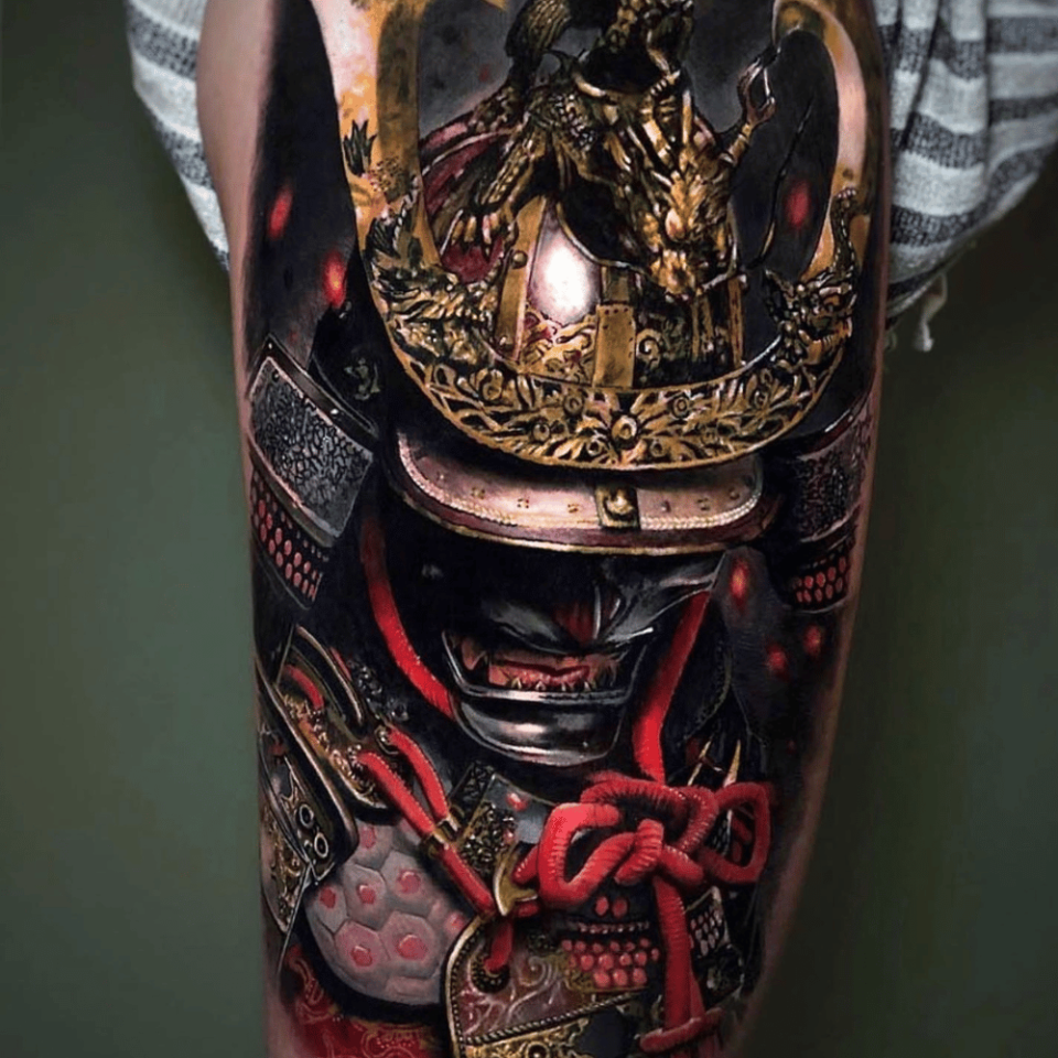 warrior kanji tattoo