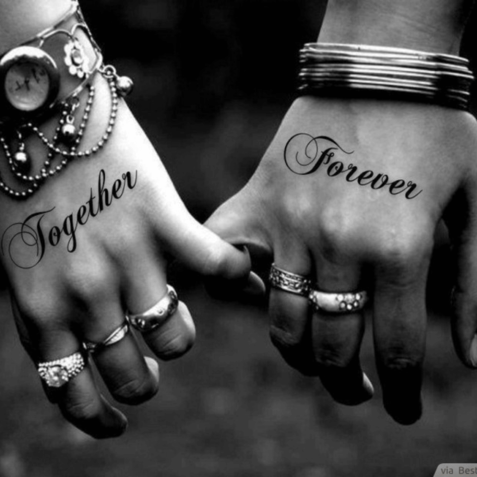 guy and girl best friend matching tattoos