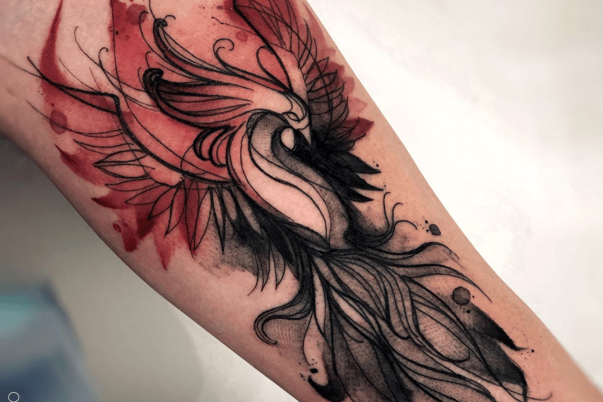 30 cool phoenix tattoo ideas with powerful meanings to try  YENCOMGH