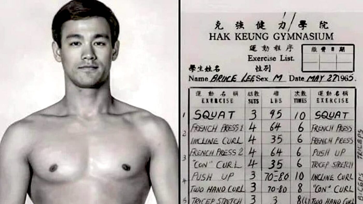 Bruce Lee's Insane Full Body Workout Will Make You Totally Rethink Your  Training - DMARGE