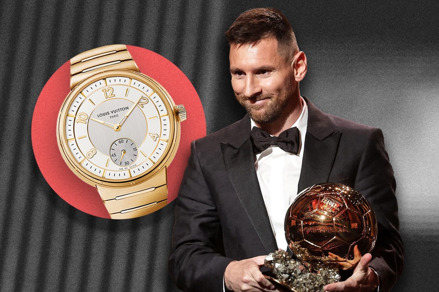 Lionel Messi Wore a Stunning Louis Vuitton Watch to Win the Ballon D'or