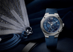 Baume & Mercier watch with nautical charm.