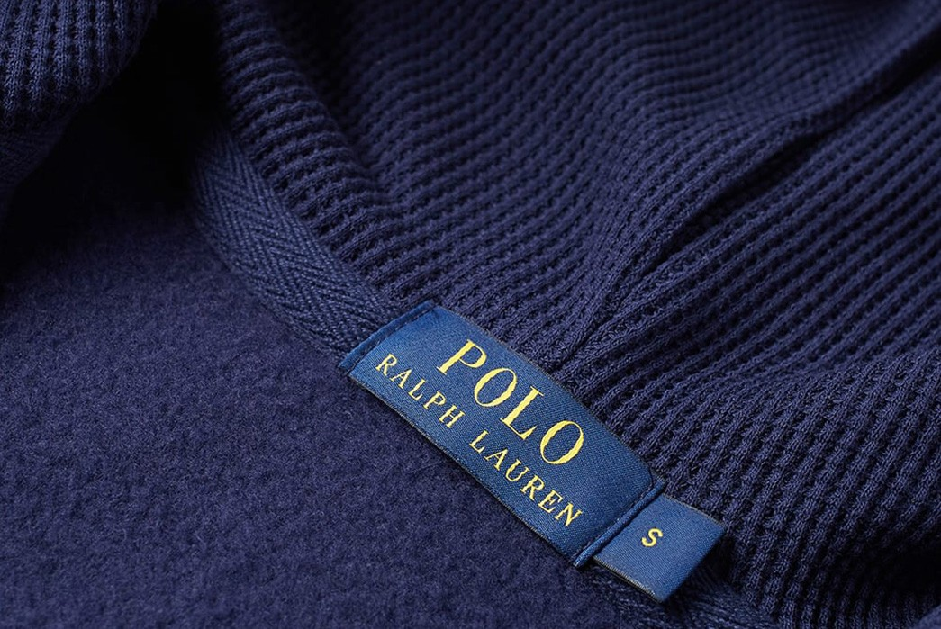 A genuine Polo Ralph Lauren neck label. 