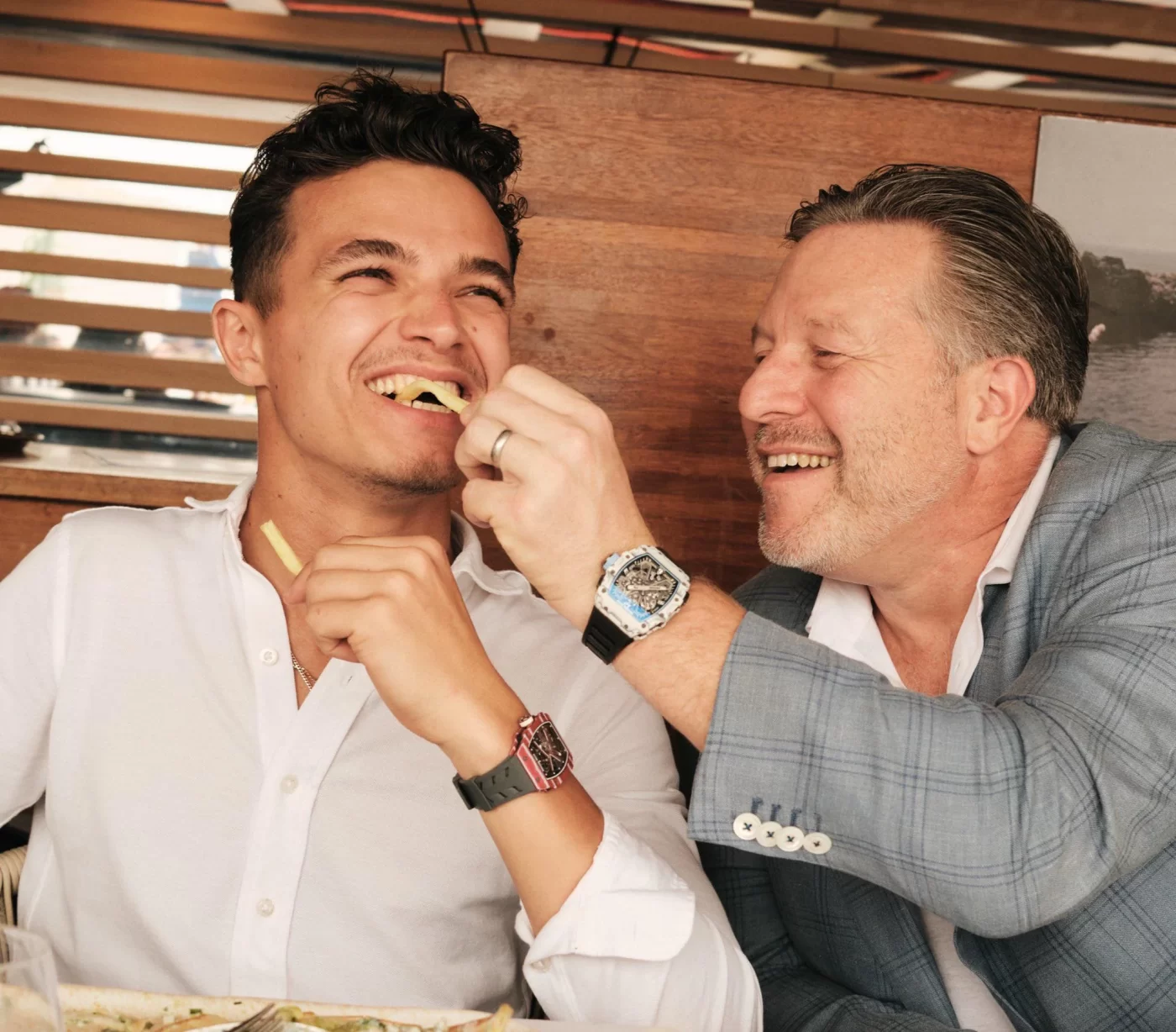 McLaren’s Lando Norris And Zak Brown Give Sugar Daddy Vibes With Matching Richard Mille Watches