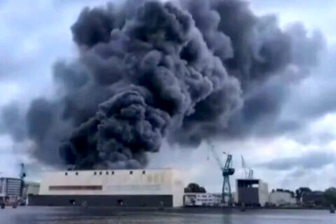 Saudi Billionaire’s $400 Million Superyacht Destroyed In Dockyard Blaze