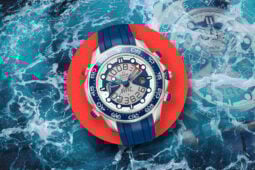 Regatta Watch against ocean backdrop.