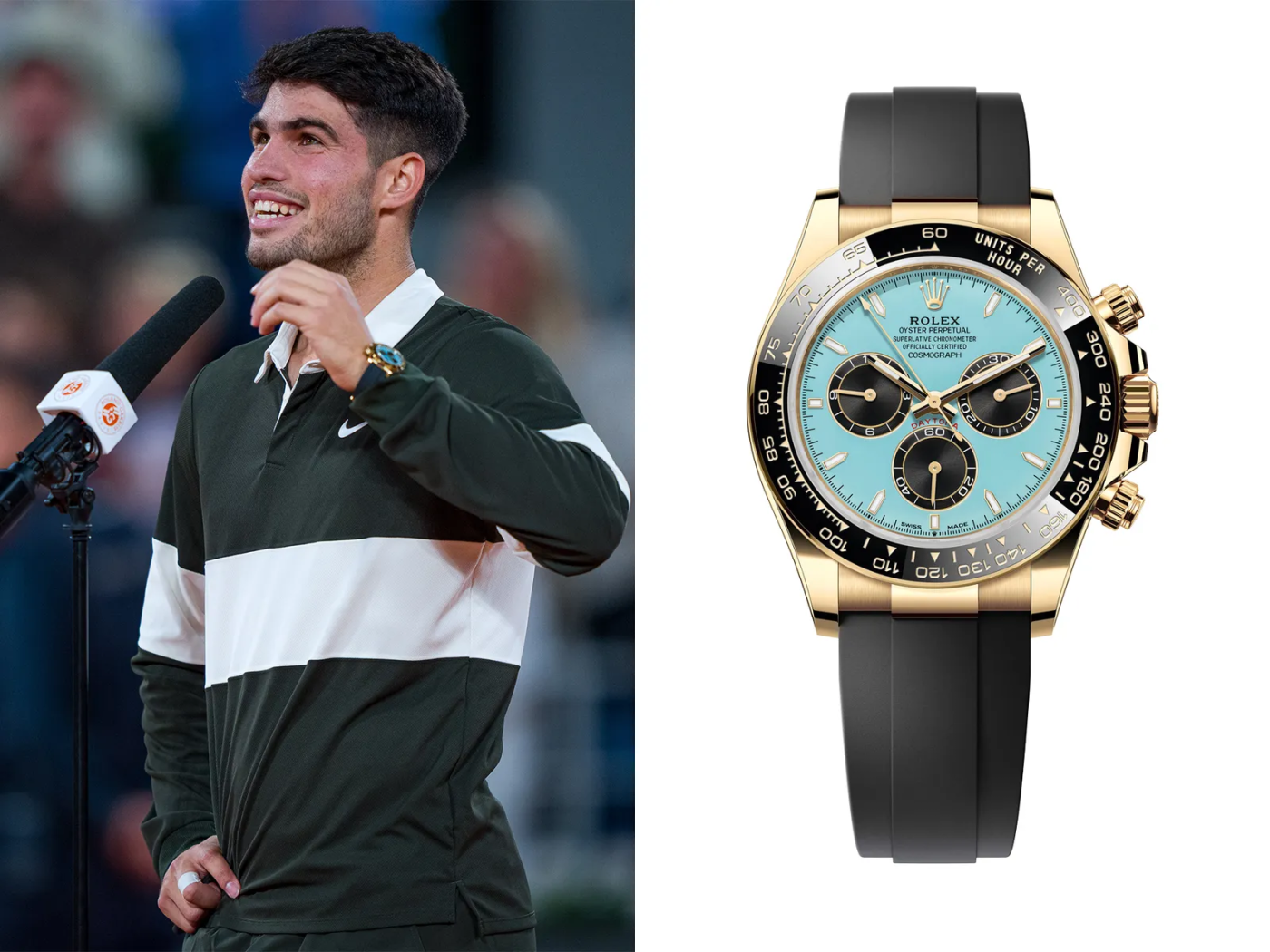 Carlos Alcaraz Rolex Daytona 126518LN