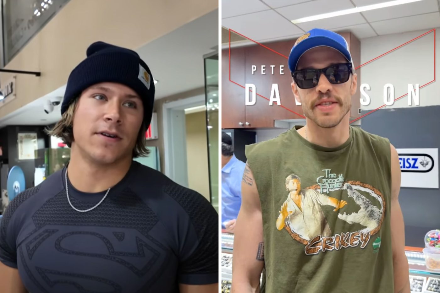 Alex Eubank and Pete Davidson