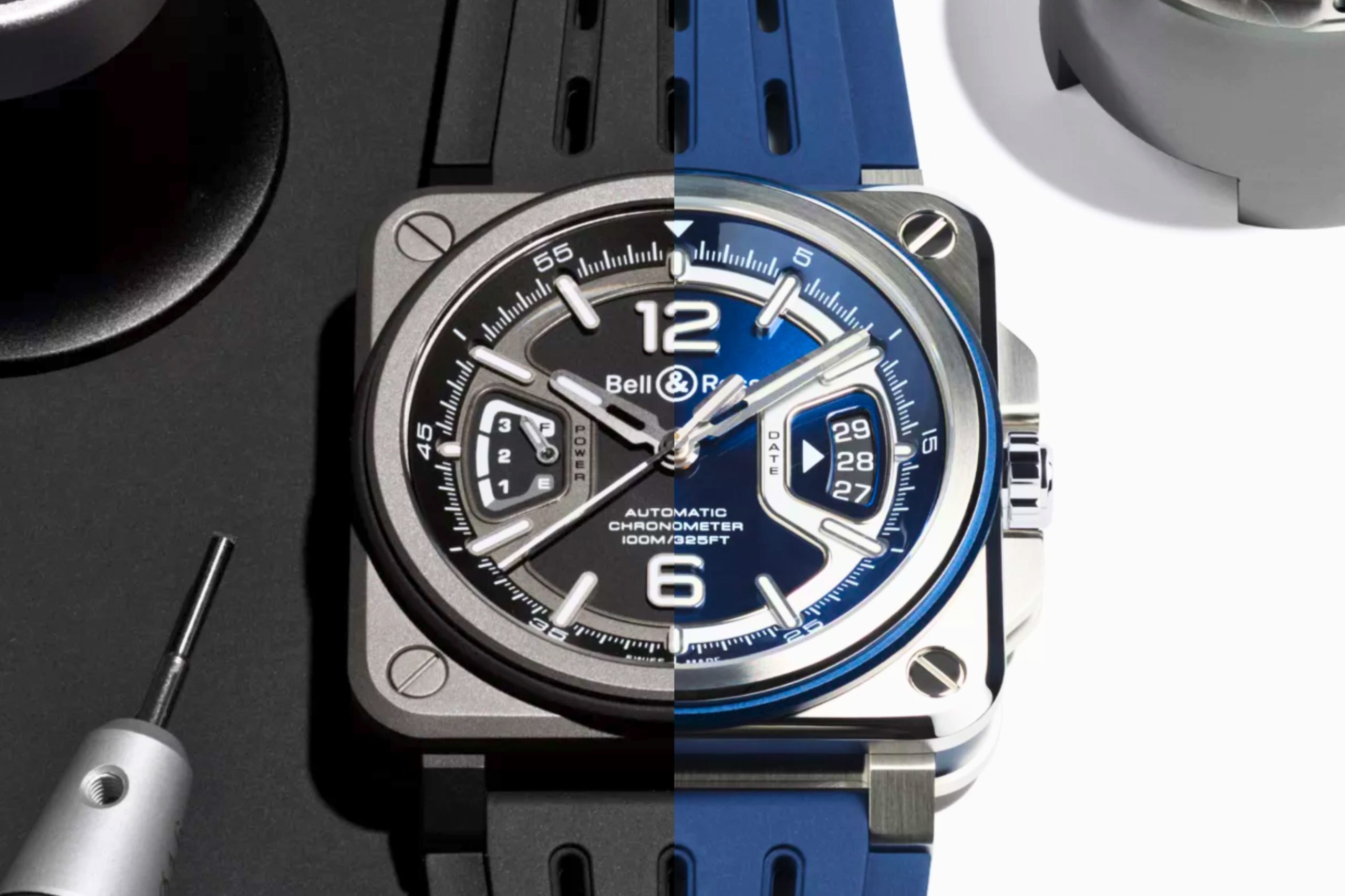 Titanium and Blue Steel 41mm X-Series Watch