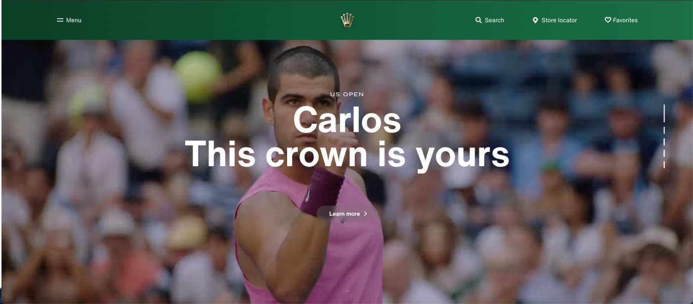 Rolex website