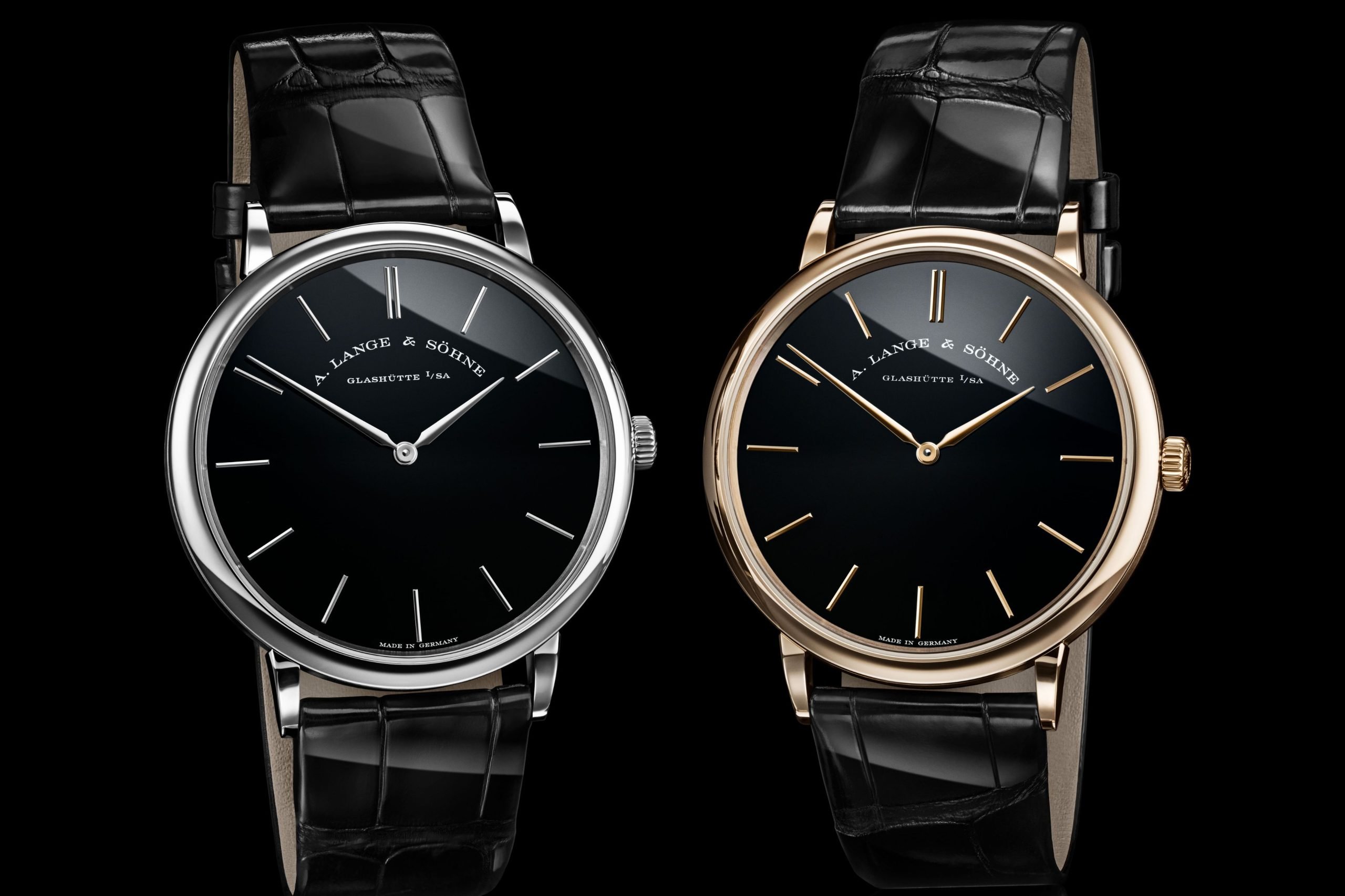 A. Lange & Söhne Unveils New Saxonia Thin in Honeygold and Platinum