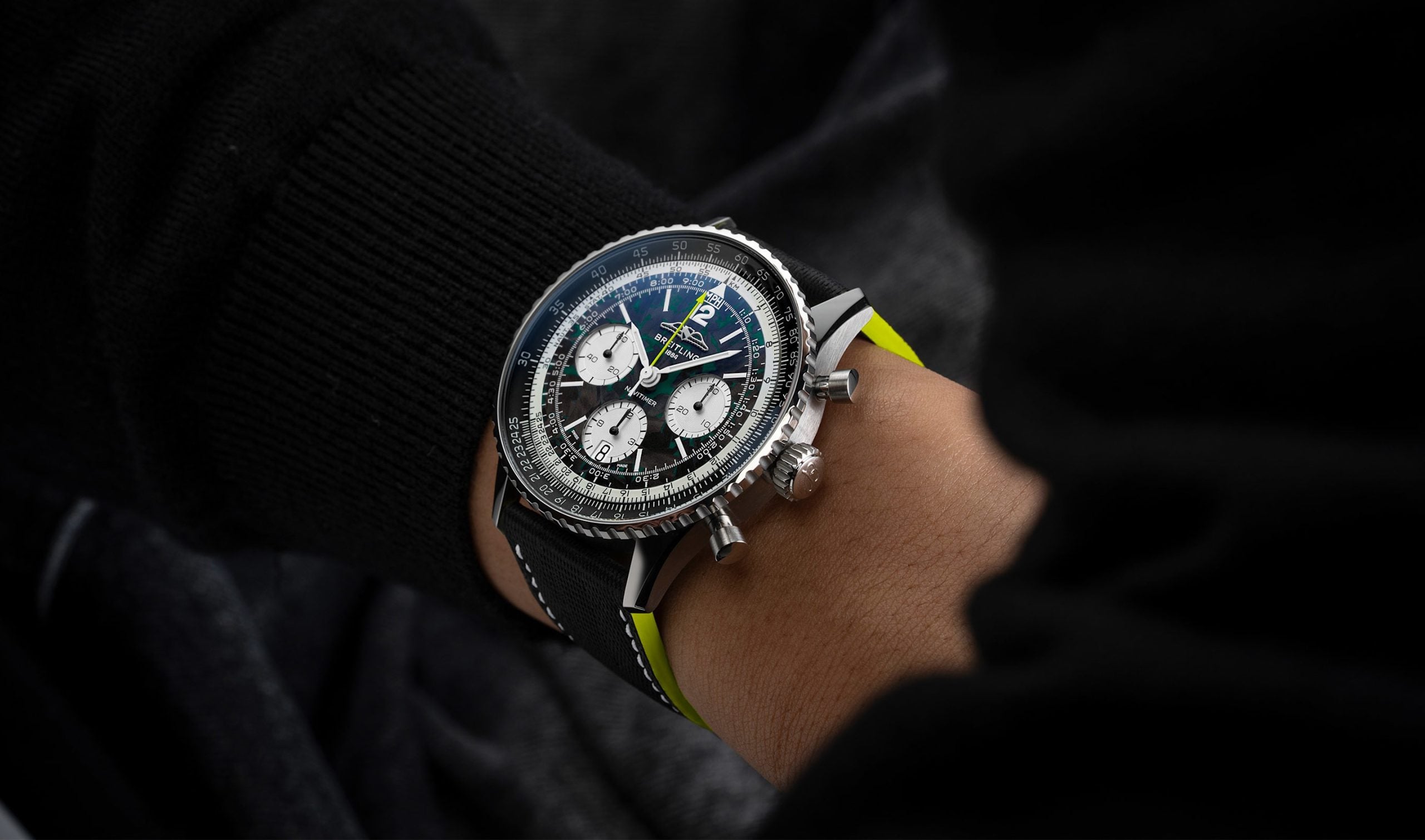 Breitling Launches Exclusive Aston Martin Aramco Formula 1 Watch, a Stunning Timepiece