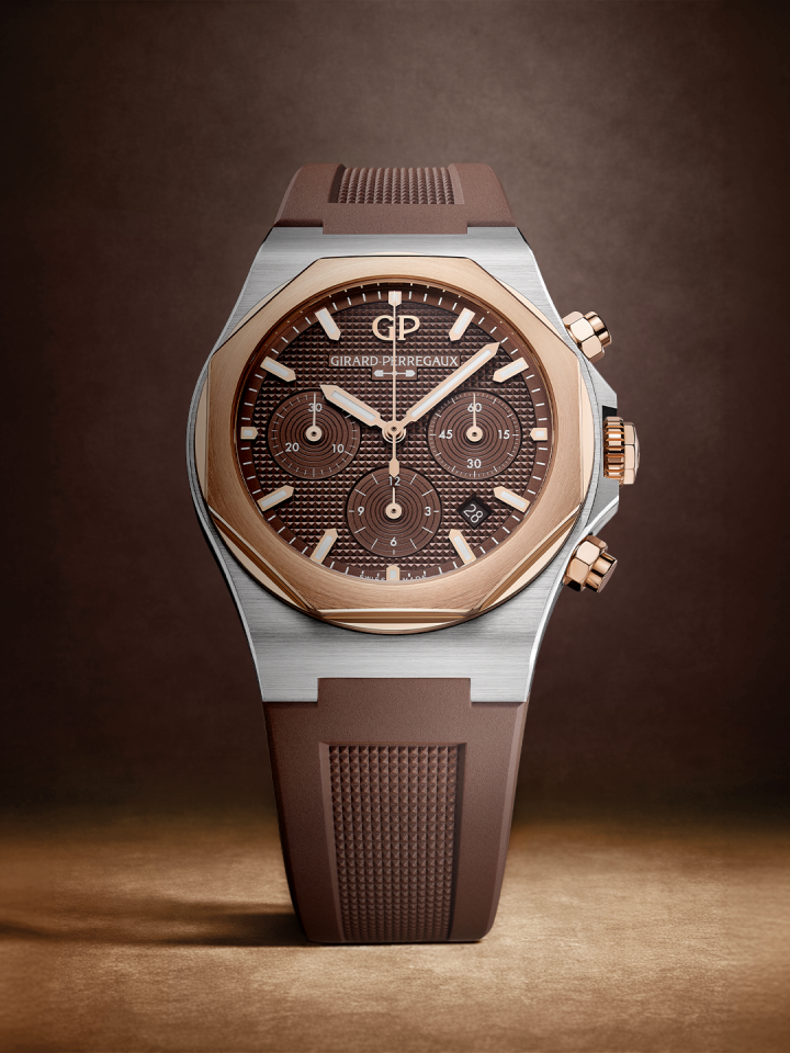 Girard-Perregaux's Latest Laureato Chronograph Is A Two-Tone Watch Done ...