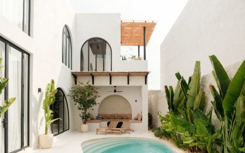 The private three-level villa at Ascendant Bali, where the clinic treats one client at a time