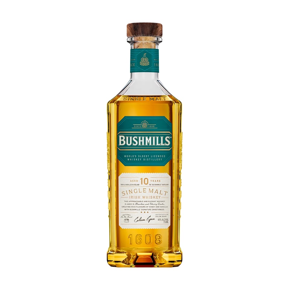 Bushmills 10 Year Old Single Malt Irish Whiskey