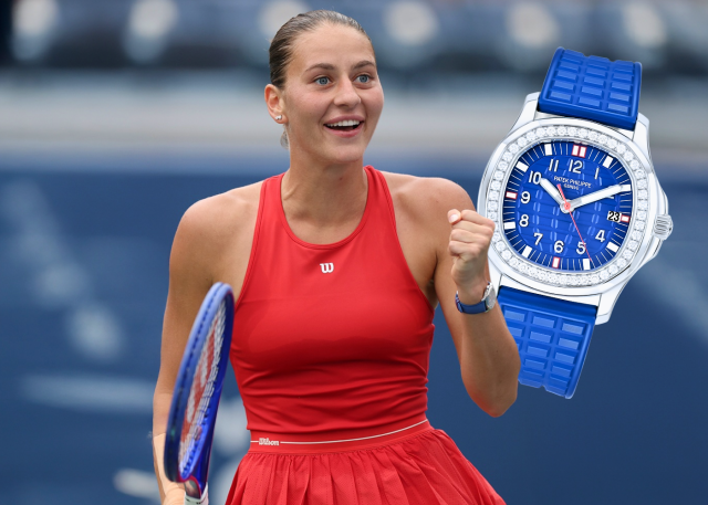 Marta Kostyuk Just Played A US Open Match In A Patek Philippe Aquanaut